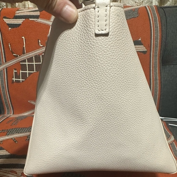 Christian Louboutin Cabachic Cream Leather Tote Bag w/ Long Straps - Picture 7 of 14